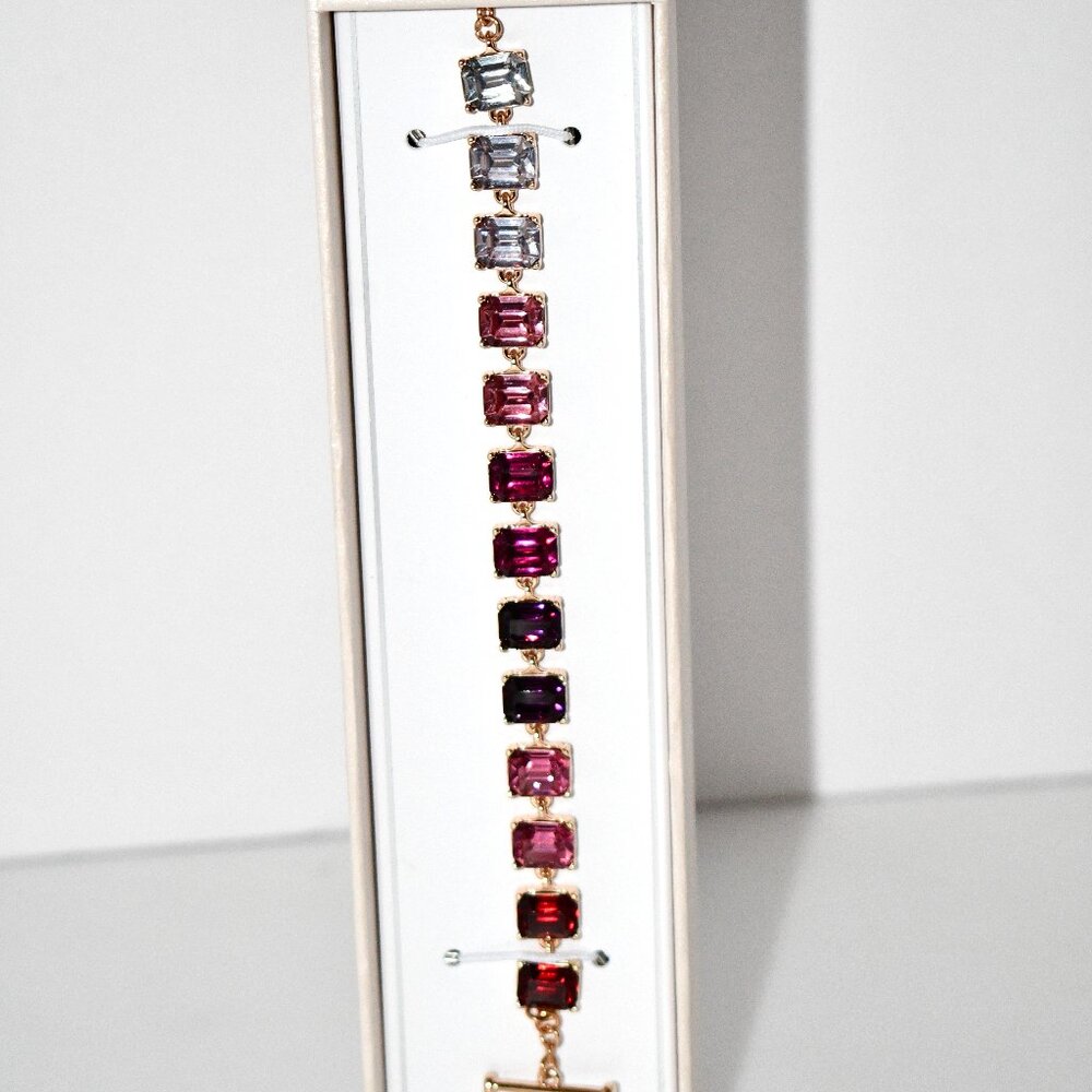 Dillard's Gold/Multi Colored Stones Bracelet #D72498FCH24 NWT